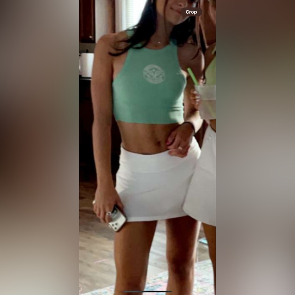Lulu lemon white tennis skirt